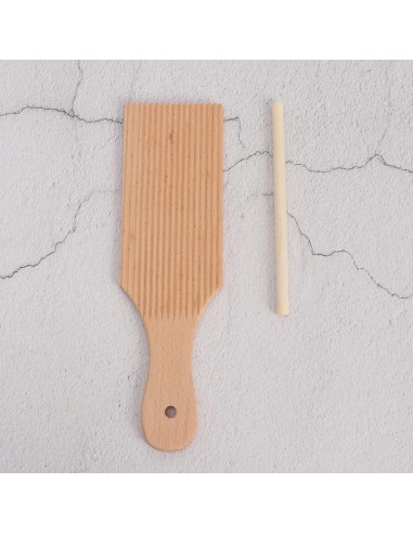 Tabla de Pasta de Madera Kopida 23x7cm + Varilla de Mezcla