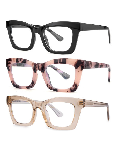 Gafas de Lectura Bullabulling 3 Pairs Estilo Retro UV400