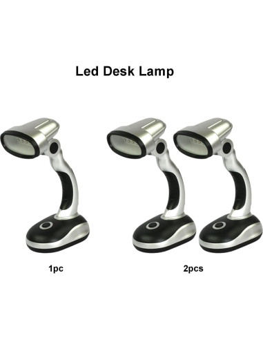 Lámpara de Escritorio LED Ragyzity 12 LEDs Portátil 2PCS