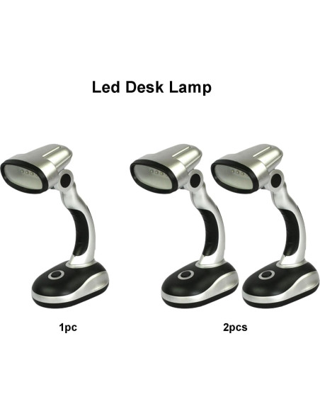 Lámpara de Escritorio LED Ragyzity 12 LEDs Portátil 2PCS