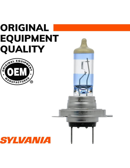 SYLVANIA H7 SilverStar Ultra - Bombilla Halógena 12V 55W (2 Unidades)