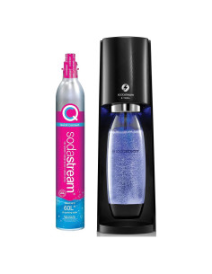 SodaStream E-TERRA Fabricante de Agua Espumosa Negro 60L