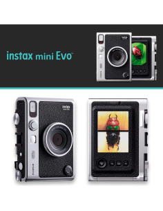 Cámara Instantánea Híbrida Fujifilm Instax Mini EVO Negra + 20 Películas 2