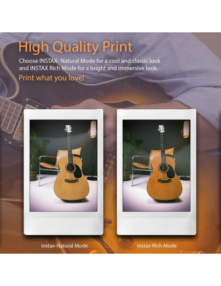 Cámara Instantánea Híbrida Fujifilm Instax Mini EVO Negra + 20 Películas