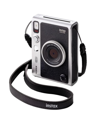 Cámara Instantánea Híbrida Fujifilm Instax Mini EVO Negra + 20 Películas