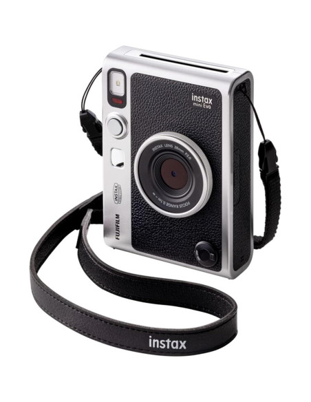 Cámara Instantánea Híbrida Fujifilm Instax Mini EVO Negra + 20 Películas