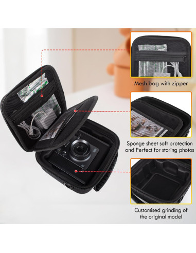 Funda para cámara Fujifilm Instax Wide Evo - Protección y gran capacidad