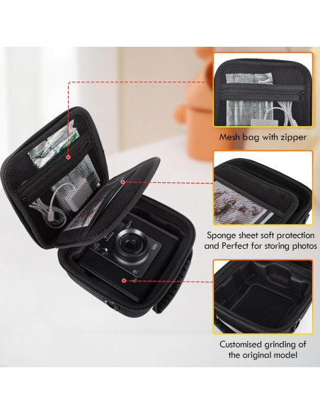 Funda para cámara Fujifilm Instax Wide Evo - Protección y gran capacidad
