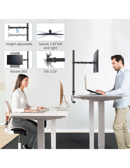 Soporte de Monitor Ajustable Pholiten para Pantallas 13-32"