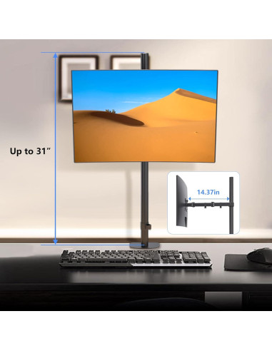 Soporte de Monitor Ajustable Pholiten para Pantallas 13-32"