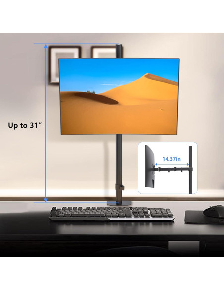 Soporte de Monitor Ajustable Pholiten para Pantallas 13-32"