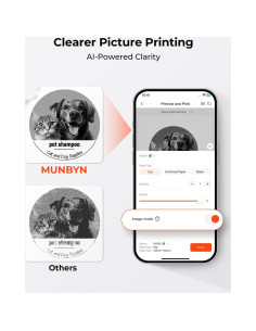 Impresora Térmica Portátil MUNBYN FM226 Bluetooth 203 DPI 2