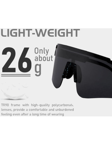 Gafas de sol deportivas Tumwick DC01 UV400 unisex