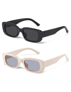 Gafas de Sol Rectangulares JASPIN UV400 Unisex Retro