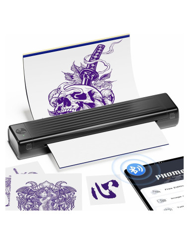 Impresora de Plantillas de Tatuaje Itari A886 Inalámbrica 2025