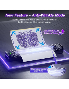 Impresora de Plantillas de Tatuaje Itari A886 Inalámbrica 2025 2