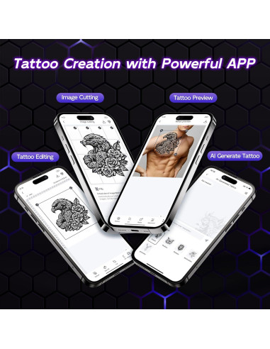 Impresora de Plantillas de Tatuaje Itari A886 Inalámbrica 2025