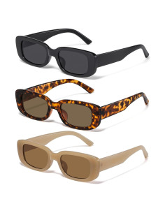 Gafas de Sol Rectangulares JASPIN UV400 Unisex Retro