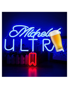 Letrero de Neón LED Geeinar Cerveza 28x40 cm Dimmable