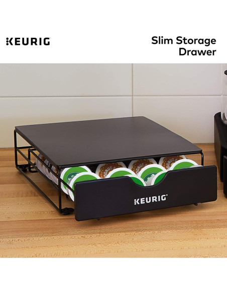 Cajón de Almacenamiento Slim Keurig para 24 Cápsulas K-Cup