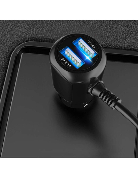 Cargador de Coche Gar'min Nuvi con Cable Mini USB 2m