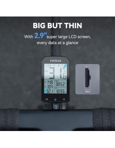 Computadora de Bicicleta CYCPLUS M1 GPS Inalámbrica LCD 2.9" 2