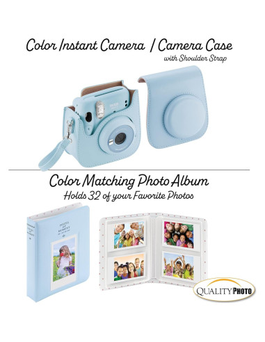 Cámara Instantánea Fujifilm Instax Mini 11 Azul con 60 Películas