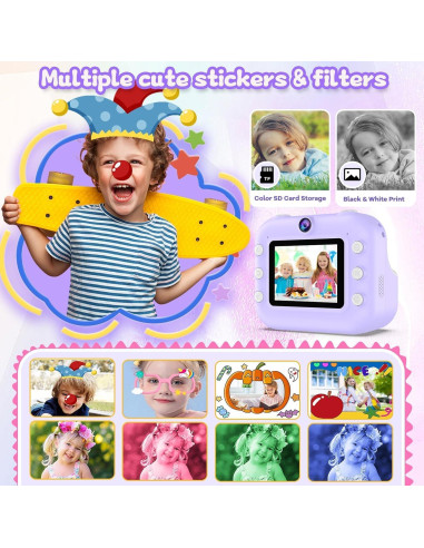 Cámara Instantánea Luoba M8 para Niños 48MP 1080P HD