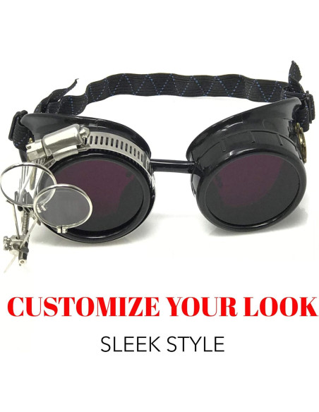 Gafas Steampunk UMBRELLALABORATORY Moradas Ajustables Gafas Steampunk UMBRELLALABORATORY Moradas Ajustables