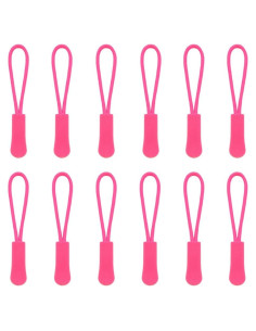 Tiradores de Cremallera Yosawa 50 Piezas Nylon Rosa Oscuro