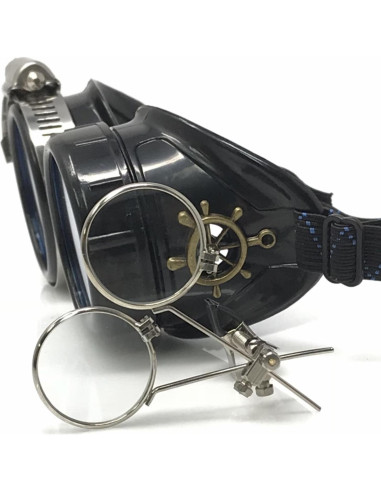 Gafas Steampunk UMBRELLALABORATORY Moradas Ajustables