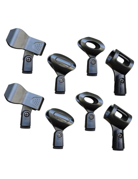 Clips de Micrófono Inalámbrico ERINGOGO 8 Piezas Soporte Universal