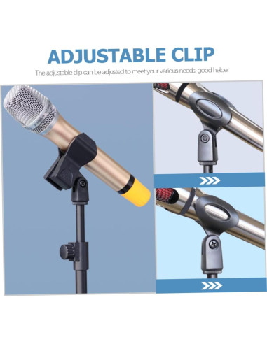 Clips de Micrófono Inalámbrico ERINGOGO 8 Piezas Soporte Universal