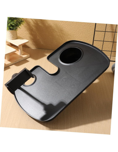 Soporte de Micrófono con Abrazadera Yardwe para Mesa - Negro