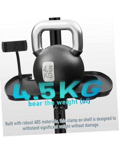 Soporte de Micrófono con Abrazadera Yardwe para Mesa - Negro