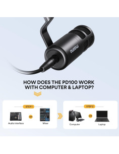 Micrófono Profesional MAONO PD100 para Podcast y Streaming 2