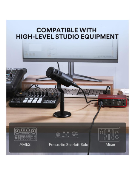 Micrófono Profesional MAONO PD100 para Podcast y Streaming