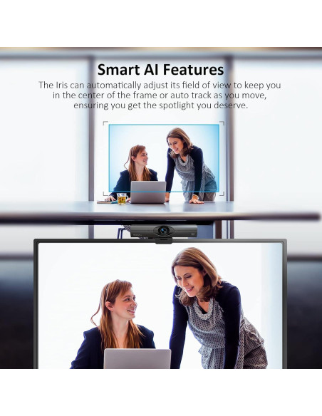 Webcam 4K NexiGo Iris con Sensor Sony, HDR, PiP y Control Remoto