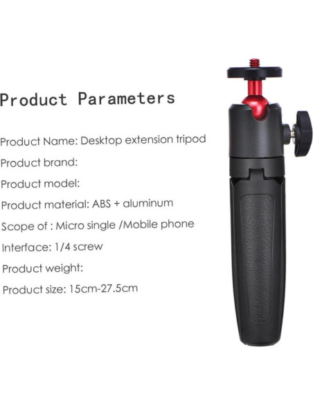 Trípode para Teléfono Hemobllo Ajustable Antideslizante