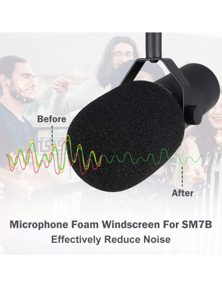 Soporte de Micrófono Boom Boseen SM7B con Filtro Pop y Extensión