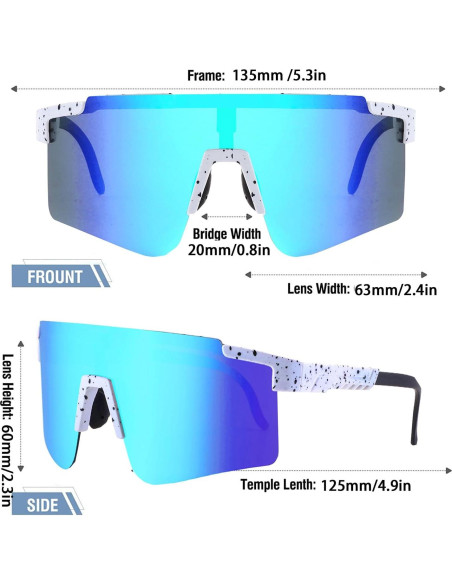 Gafas de sol deportivas Tumwick DC01 UV400 para ciclismo Gafas de sol deportivas Tumwick DC01 UV400 para ciclismo