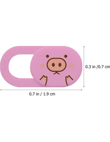 3 Piezas Cubierta Deslizante Webcam SEWACC Rosa para Laptop