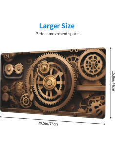 Alfombrilla de Ratón Grande YYHWHJDE 40x75 cm para Juegos 2