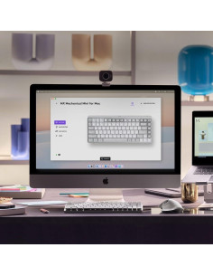 Teclado Inalámbrico Logitech MX Mechanical Mini para Mac - Gris Pálido 2