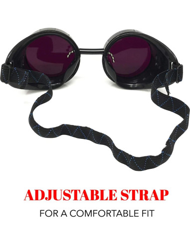 Gafas Steampunk UMBRELLALABORATORY Moradas Ajustables