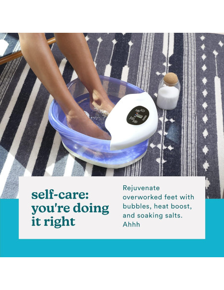 Baño de Pies HoMedics Sal-N-Soak con Calentamiento y Masaje