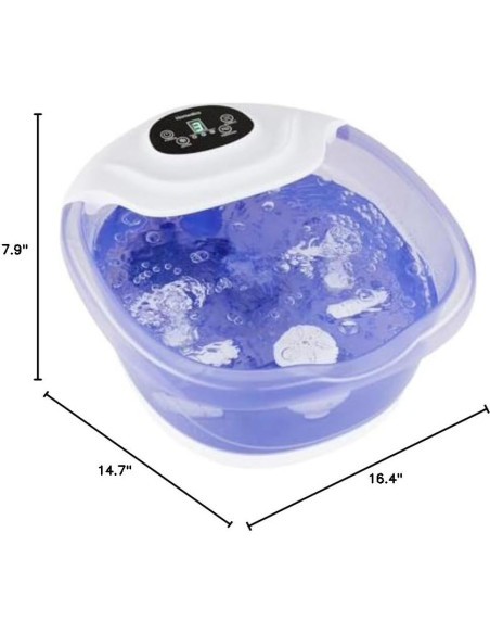 Baño de Pies HoMedics Sal-N-Soak con Calentamiento y Masaje
