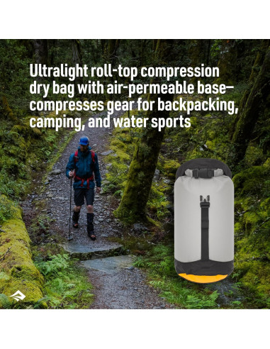 Bolsa Secadora Ultra-Ligera Sea to Summit 5L Impermeable Gris