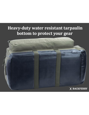 Bolsa de viaje grande BACKFERRY 105L con compartimento para zapatos