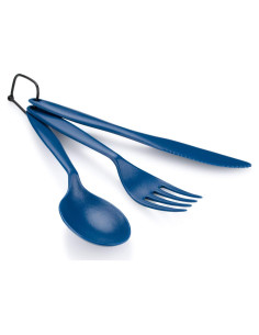 Juego de Cubiertos Tekk GSI Outdoors - Azul, Ligero y Compacto